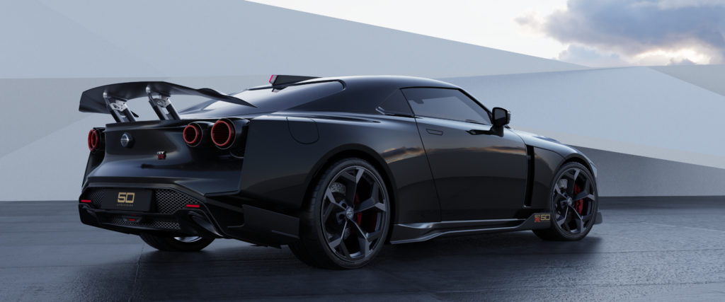 Nissan GT-R50 by Italdesign production rendering Black RR34-source